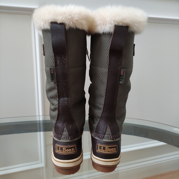 LL Bean Rangeley Insulated Pac Boots women's 7M Tall waterproof - Picture 7 of 14